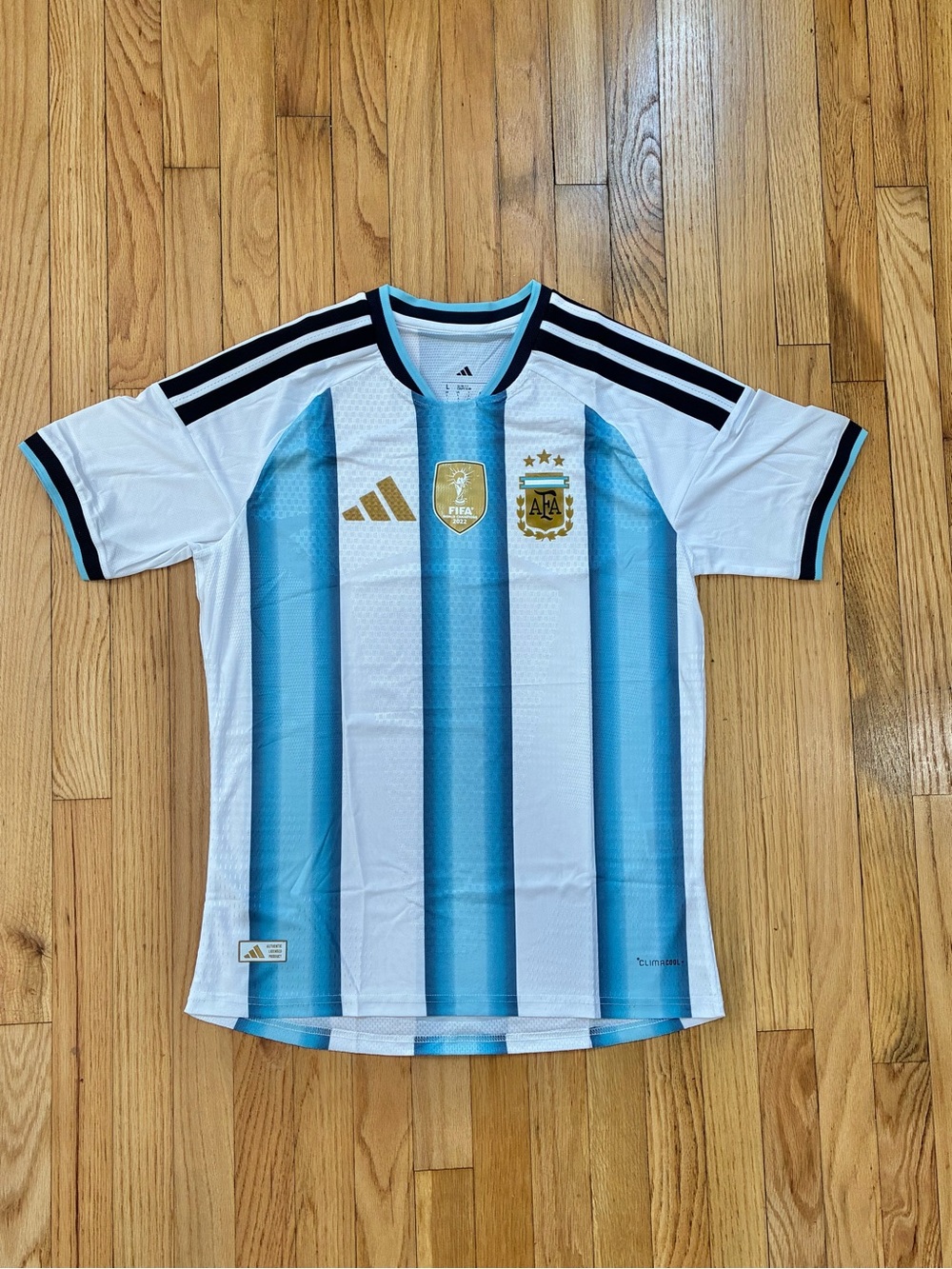ADIDAS Argentina World Cup Jersey player version size large